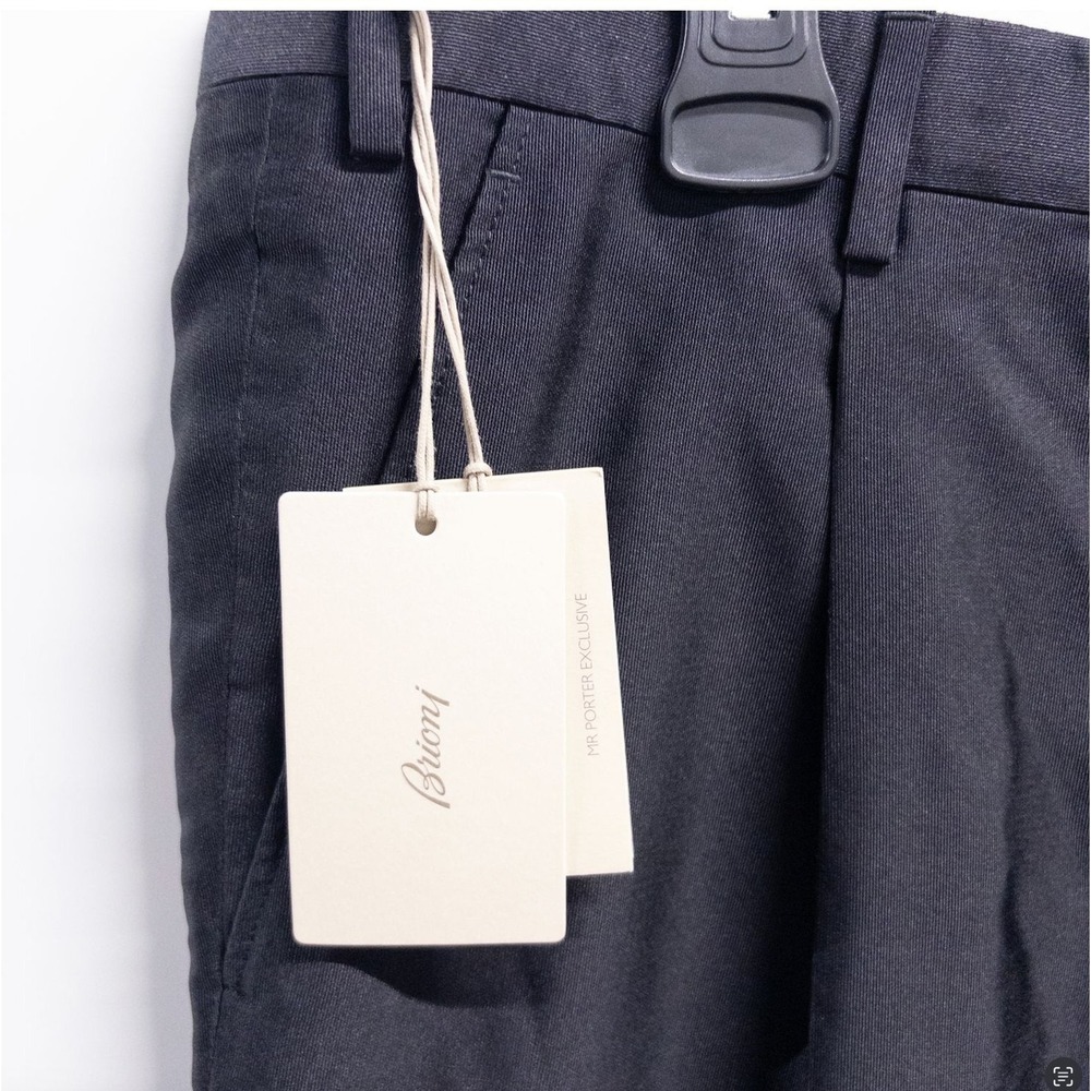 Brioni‎ Silk Dress Pants 56 EU 40 US NWT Mr Porter Exclusive Bormio Trousers - Picture 7 of 16